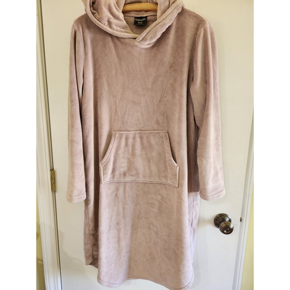 32 Degree Heat‎ cozy long fleece "snuggie" hoodie - Picture 1 of 4